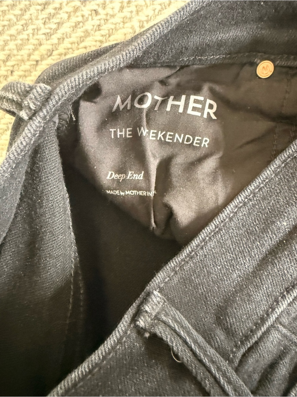 MOTHER The Weekender in color nighty night size 23 - Picture 8 of 10